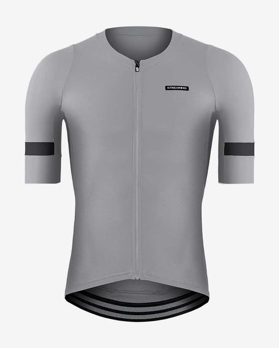 Maillot Etxeondo Mendi manga corta gris claro