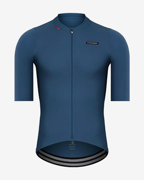 Maillot Etxeondo Alde 110LW manche courte bleu mat