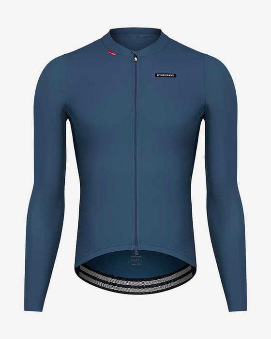 Maillot Etxeondo Alde manche longue bleu mat