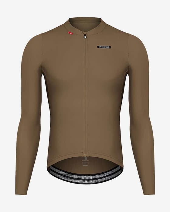 Maillot Etxeondo Alde manche longue marron