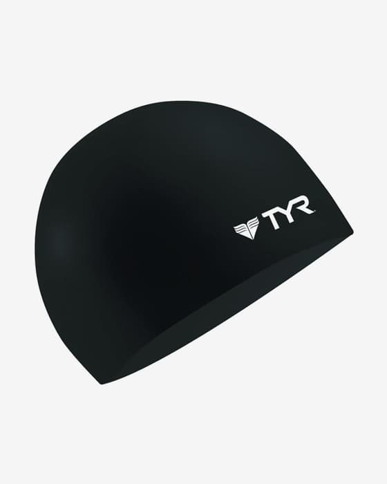 Touca de natação TYR Silicone Cap preto