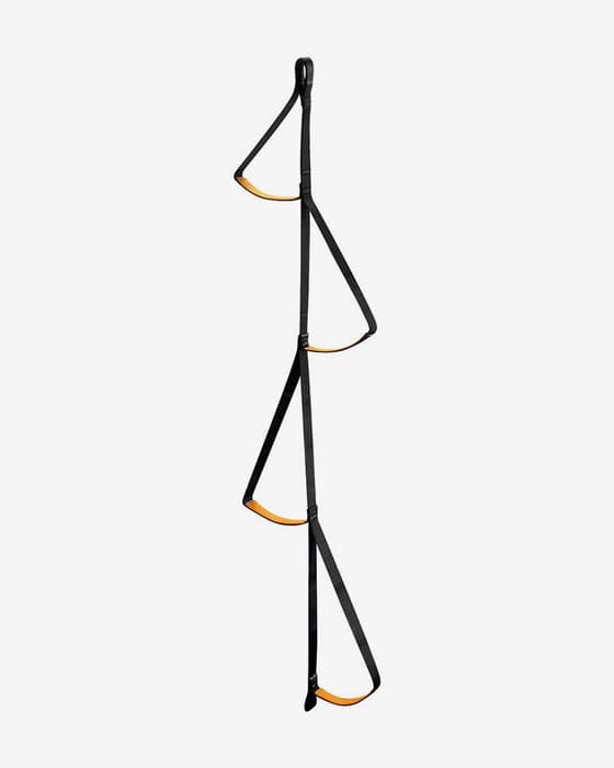 Etrier Petzl Looping noir jaune