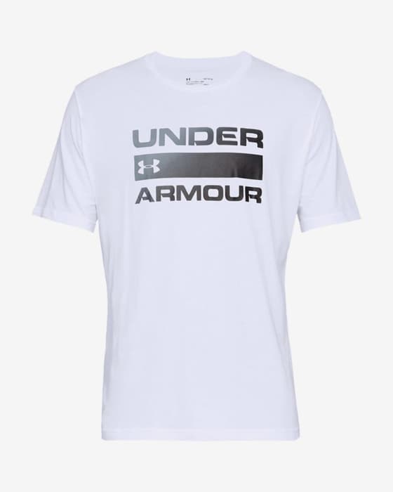 Under Armour Issue Wordmark kortærmet t-shirt hvid sort