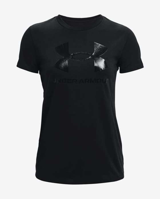 Camiseta Under Armour Sportstyle Graphic manga corta negro mujer