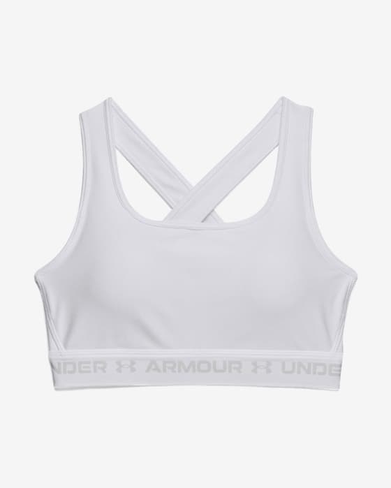 Sujetador Under Armour Crossback Mid blanco