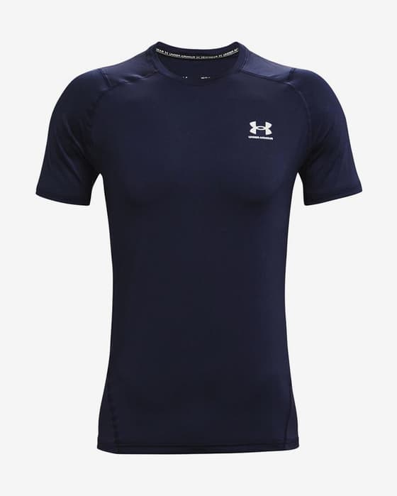 Camiseta Under Armour HeatGear Fitted manga corta azul marino