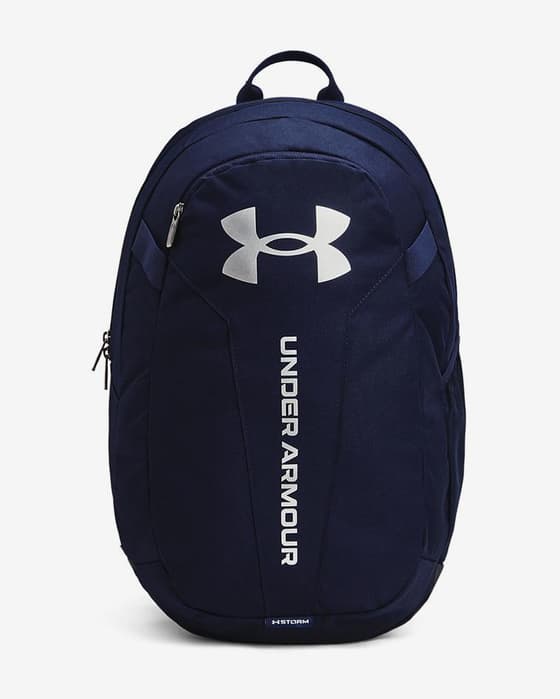 Under Armour Hustle Lite 29L Backpack Navy Blue Grey