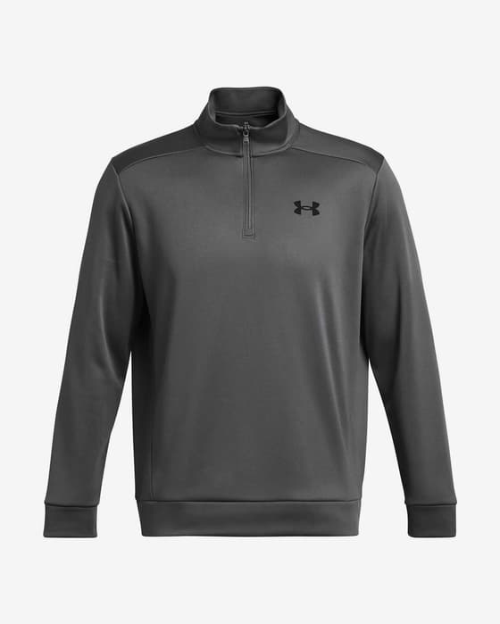 Sudadera Under Armour Fleece Quarter Zip gris oscuro