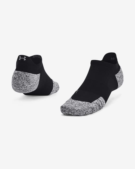 Calcetines Under Armour Run Cushion No Show negro gris