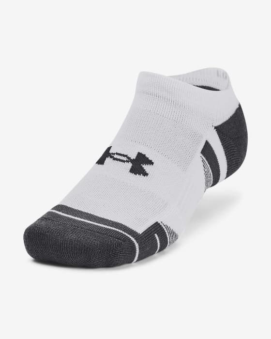Calcetines Under Armour Performance Tech No Show blanco negro (3 pares)