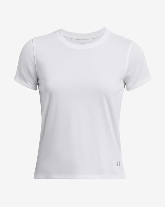 T-shirt Under Armour Streaker manica corta bianco donna