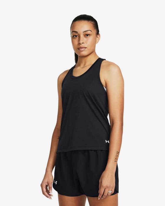 Débardeur Under Armour Streaker noir intense femme