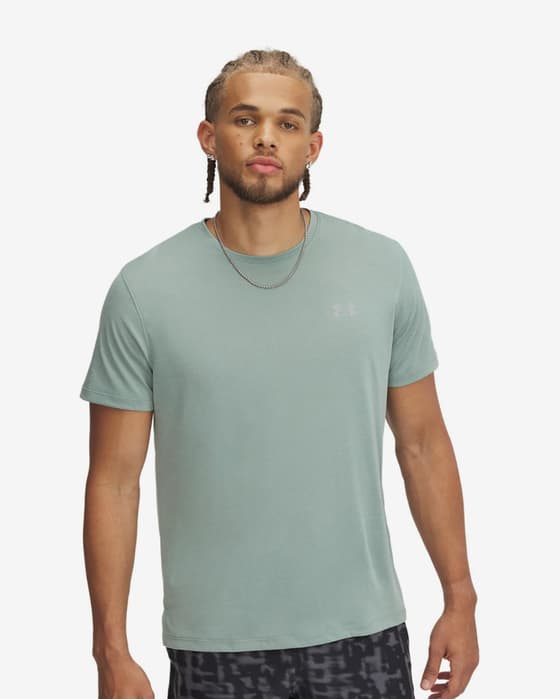 T-shirt Under Armour Streaker manches courtes vert sec