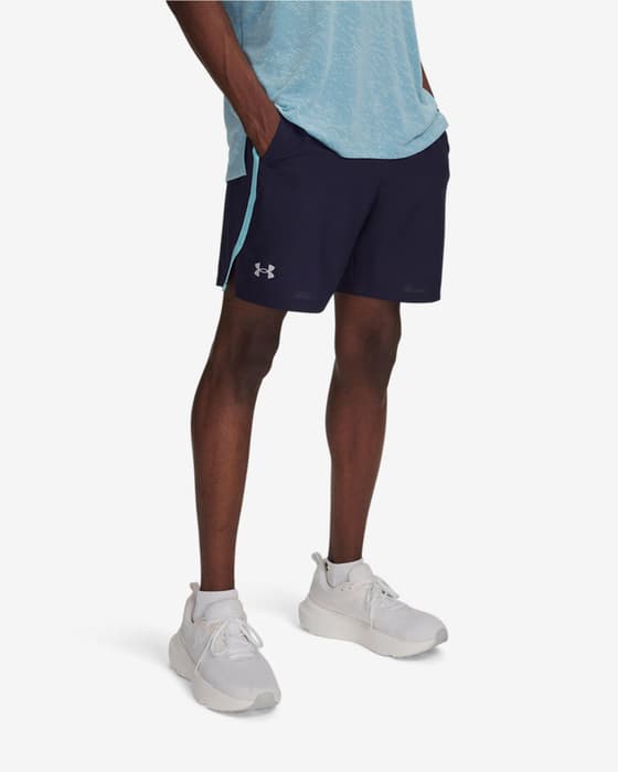 Under Armour Launch 7in Shorts Navy Blue