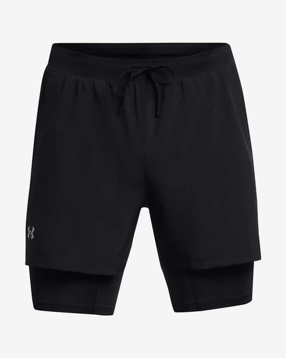 Under Armour Launch 5" 2-in-1 Shorts Black