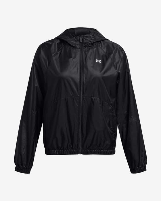 Chaqueta con capucha Under Armour SportStyle Windbreaker negro mujer