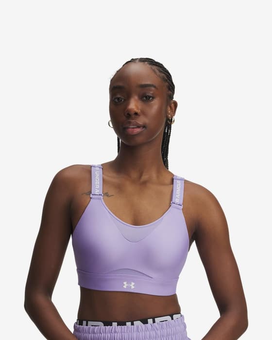 Sujetador deportivo Under Armour Infinity High 2.0 lila lavanda