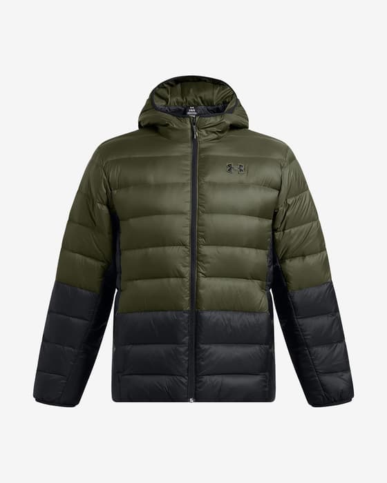 Chaqueta con capucha Under Armour Legend Down verde caqui