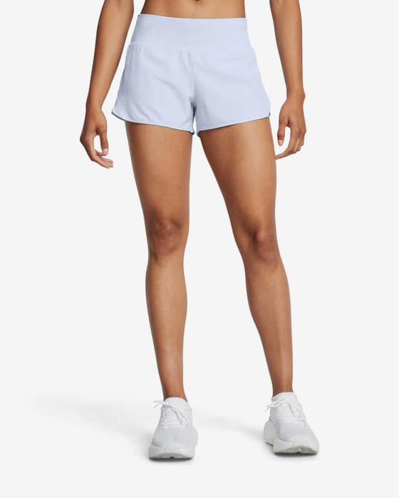 Shorts Under Armour Launch Pro 3'' White Women
