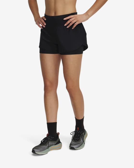 Under Armour Launch Pro 2in1 Shorts Black Women