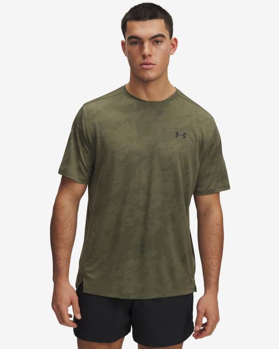 Under Armour Tech Vent Jacquard Short Sleeve T-Shirt Olive Green