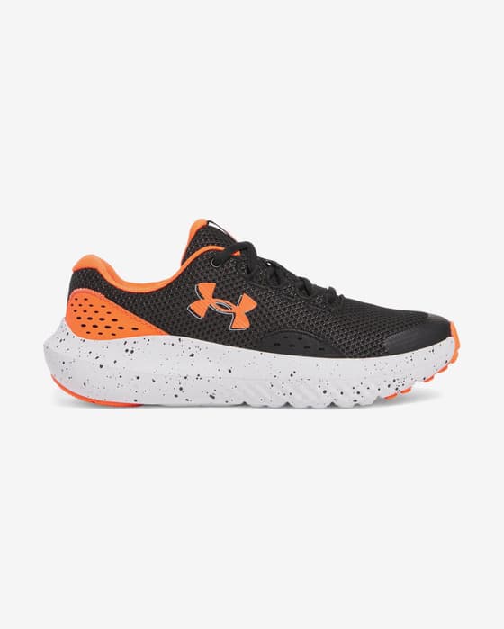 Under Armour Grade School Surge 4 Junior Sneaker schwarz/orange