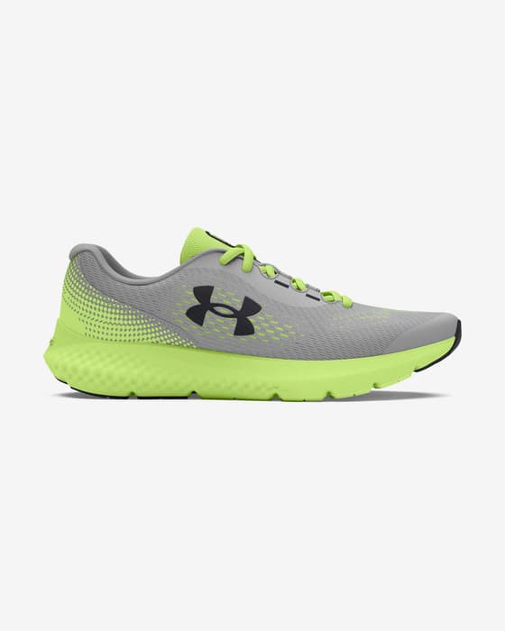 Zapatillas Under Armour Rogue 4 gris verde neón junior