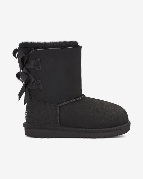 Botas UGG Bailey Bow II negro intenso infantil