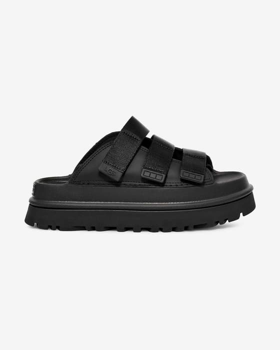 Sandalias UGG GoldenGlow Slide negro oscuro mujer