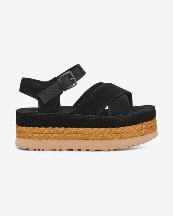 UGG Aubrey Ankle Sandals black brown Women
