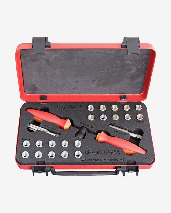 Kit de reparación e inserción de roscas del pedal Unior