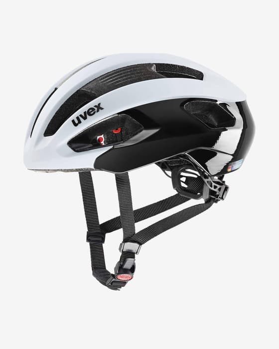 Casco Uvex Rise CC blanco grisáceo negro