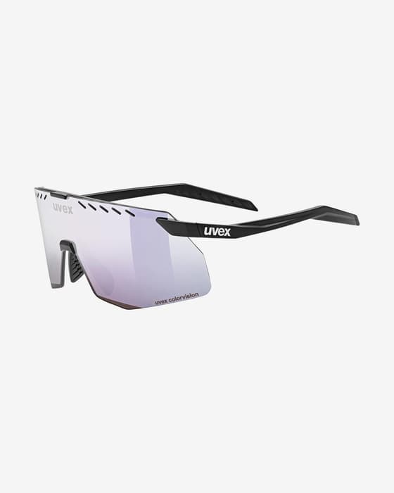Gafas Uvex Pace Stage Colorvision negro lente espejada gris claro