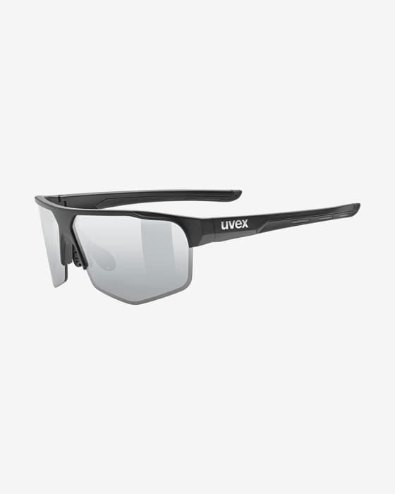 Gafas Uvex Axos negro con lentes espejadas transparente