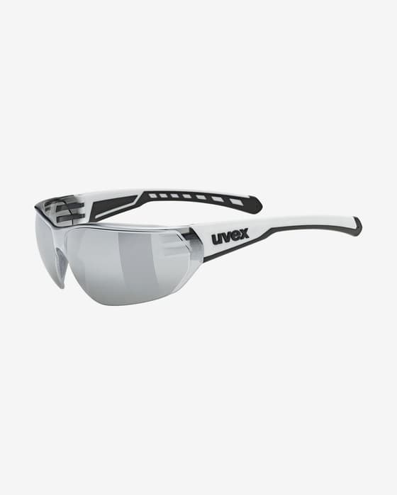 Gafas Uvex Equate blanco con lentes espejadas gris