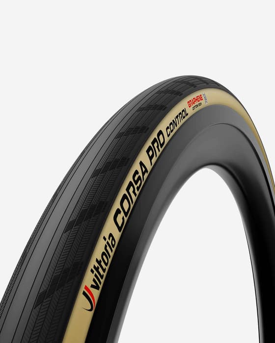Cubierta Vittoria Corsa Pro Control Tubeless Ready plegable negro marrón