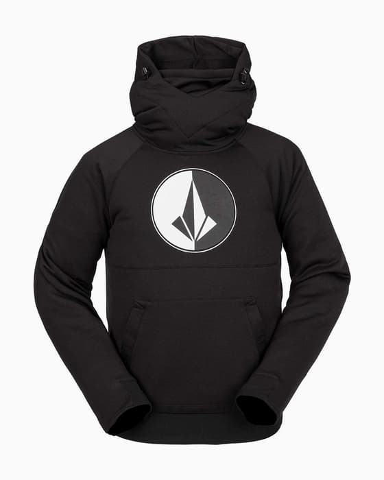 Sudadera con capucha Volcom Hydro Riding negro puro blanco