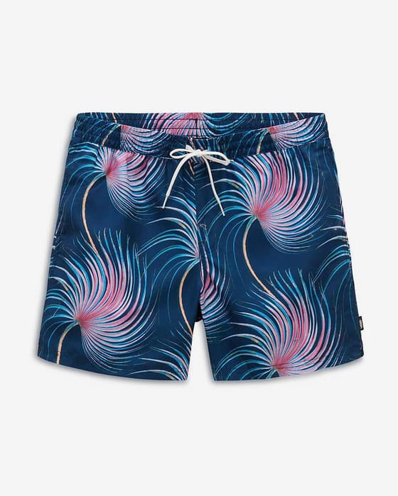 Bañador Vans Primary Print azul marino rosa
