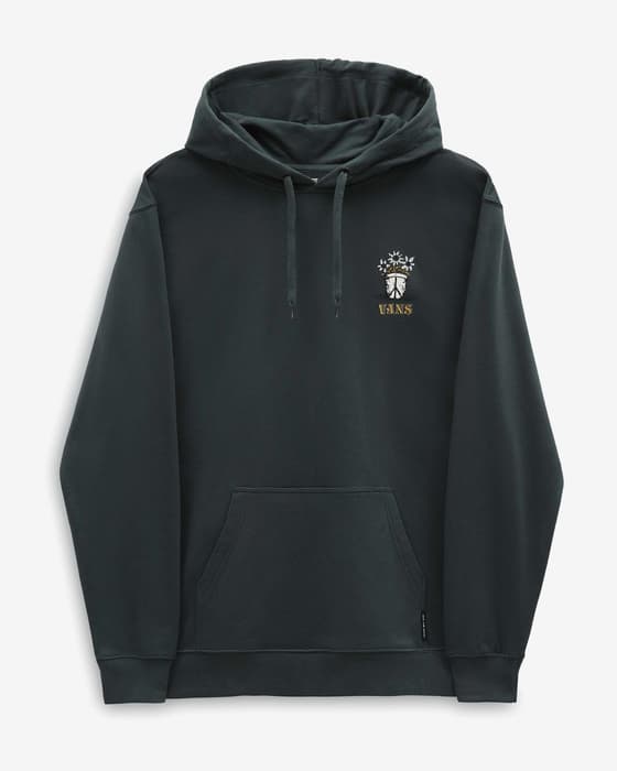 Sudadera con capucha Vans Peace Head verde oscuro