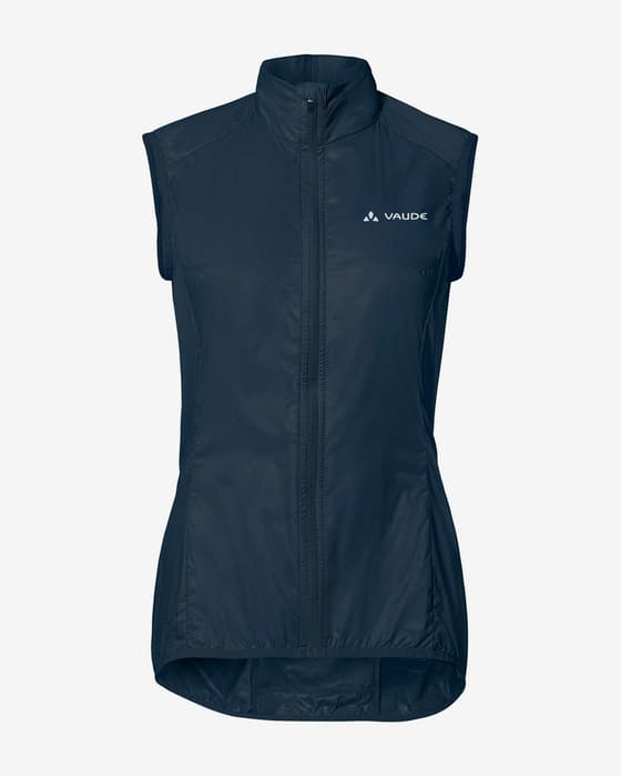 Chaleco cortavientos Vaude Matera Air azul marino oscuro mujer