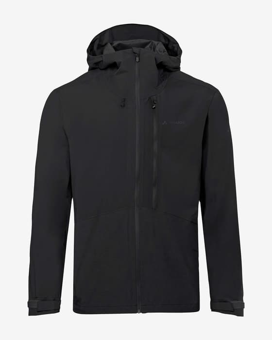 Chaqueta fina impermeable Vaude Comyou negro
