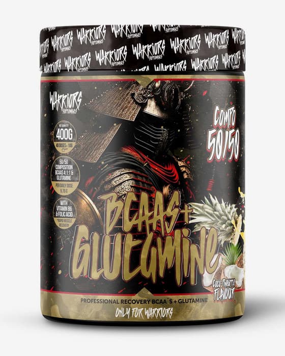 BCAA+Glutamina Warrior gusto ananas cocco 400 g