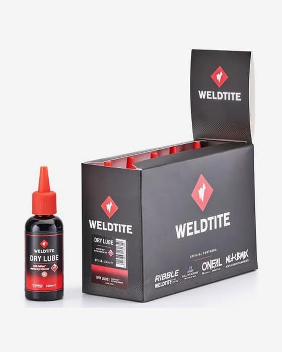 Lubrificante per catena Weldtite Dry Lube Teflon 100 ml (10 unità)