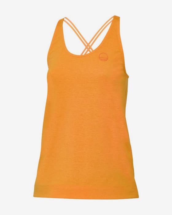 Camiseta Wild Country Movement Tank tirantes naranja mujer