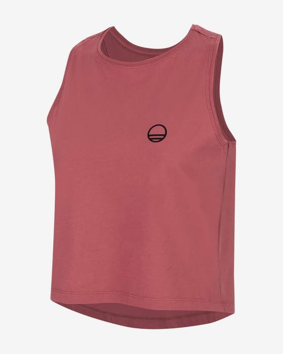Camiseta Wild Country Session 3 sin mangas violeta mujer