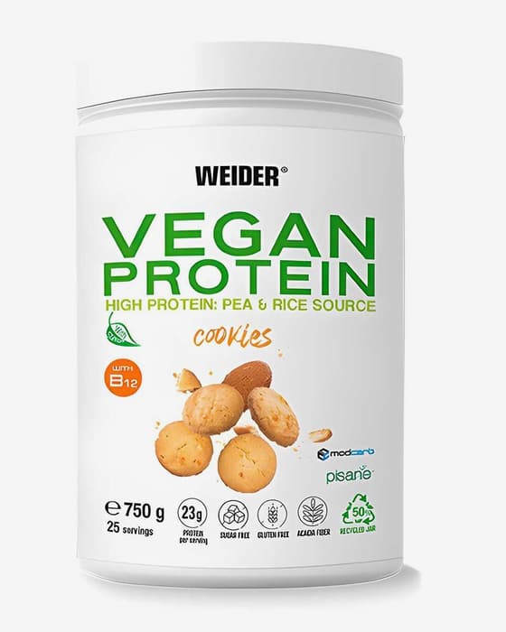 Weider Vegan Protein Shake 750 g koekjessmaak