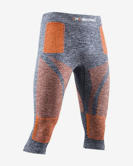 Legging corsaire X-Bionic Energet Accumulator 4.0 Melange gris orange
