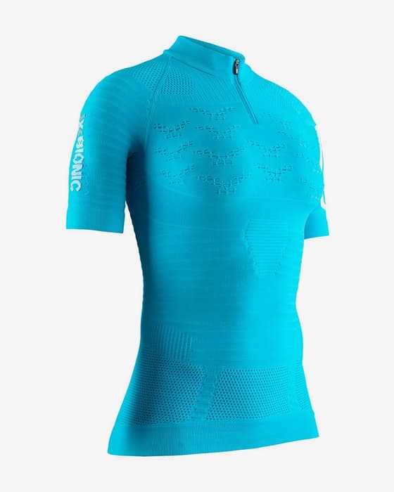 Camiseta X-Bionic Effektor 4.0 manga corta azul claro mujer