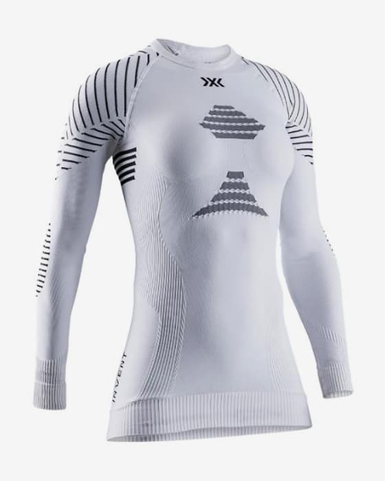 Camiseta X-Bionic Invent 4.0 manga larga gris mujer