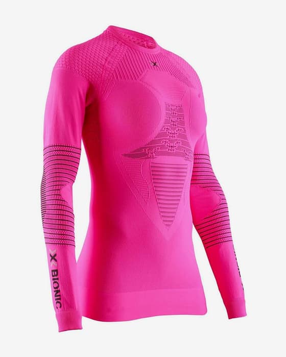 Camiseta X-Bionic Energizer 4.0 manga larga rosa mujer
